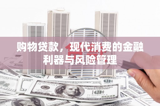 枞阳购物贷款，现代消费的金融利器与风险管理
