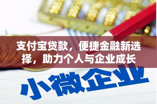 枞阳支付宝贷款，便捷金融新选择，助力个人与企业成长