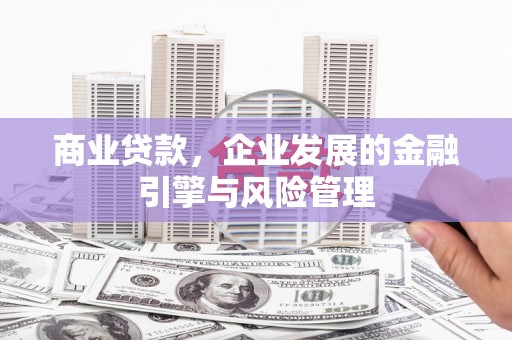 枞阳商业贷款，企业发展的金融引擎与风险管理