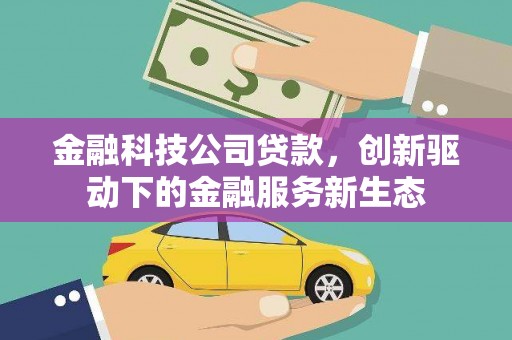 枞阳金融科技公司贷款，创新驱动下的金融服务新生态