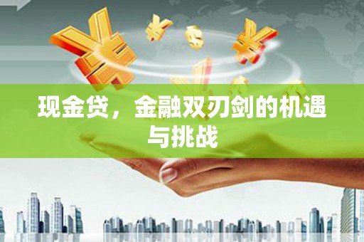枞阳现金贷，金融双刃剑的机遇与挑战