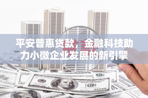 枞阳平安普惠贷款，金融科技助力小微企业发展的新引擎