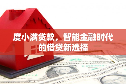 枞阳度小满贷款，智能金融时代的借贷新选择
