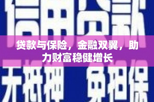 枞阳贷款与保险，金融双翼，助力财富稳健增长
