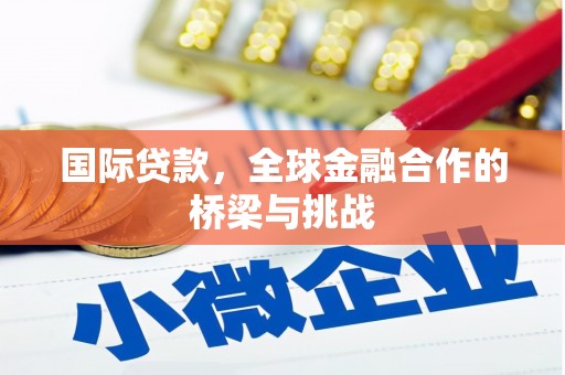 枞阳国际贷款，全球金融合作的桥梁与挑战