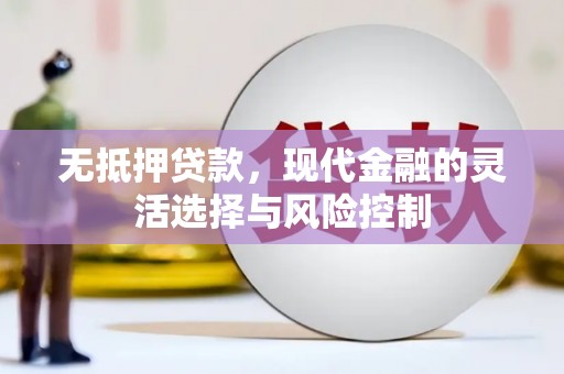 枞阳无抵押贷款，现代金融的灵活选择与风险控制