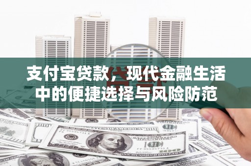 枞阳支付宝贷款，现代金融生活中的便捷选择与风险防范