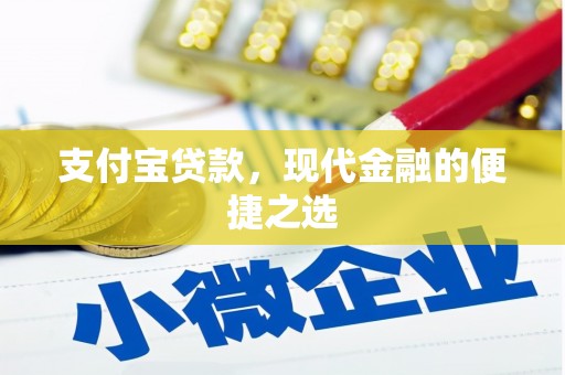 枞阳支付宝贷款，现代金融的便捷之选