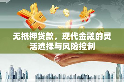 枞阳无抵押贷款，现代金融的灵活选择与风险控制