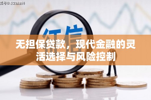 枞阳无担保贷款，现代金融的灵活选择与风险控制