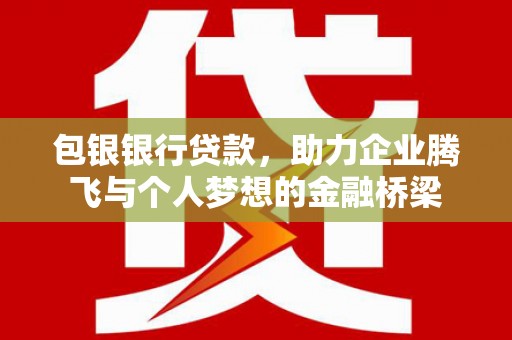 枞阳包银银行贷款，助力企业腾飞与个人梦想的金融桥梁
