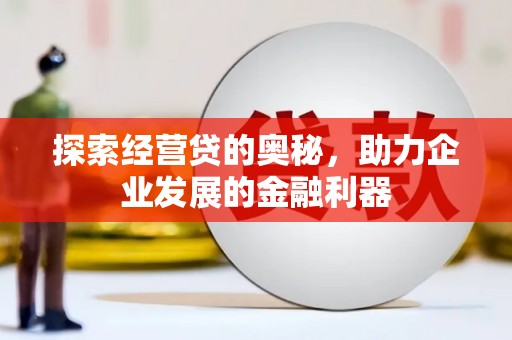 枞阳探索经营贷的奥秘，助力企业发展的金融利器