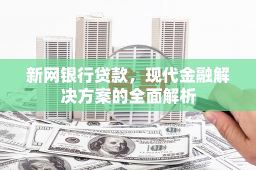 枞阳新网银行贷款，现代金融解决方案的全面解析