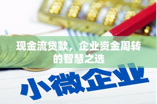 枞阳现金流贷款，企业资金周转的智慧之选