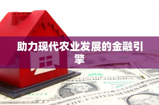 枞阳助力现代农业发展的金融引擎