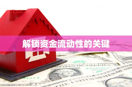 枞阳解锁资金流动性的关键