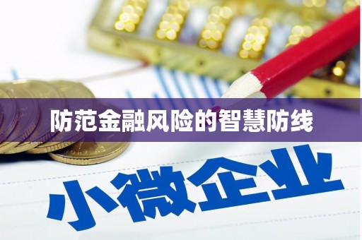 枞阳防范金融风险的智慧防线